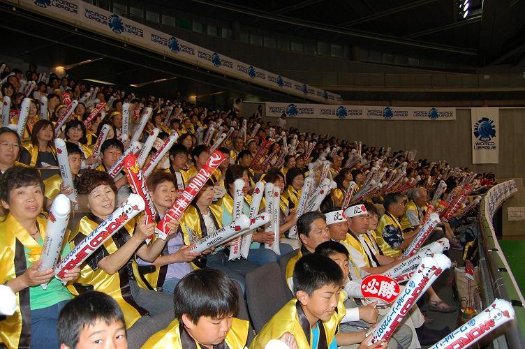 ゴッツ石島選手大応援団