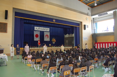松伏小学校の入学式