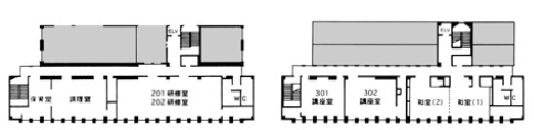 ２階・３階平面図