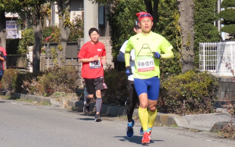 平井さん快走です！